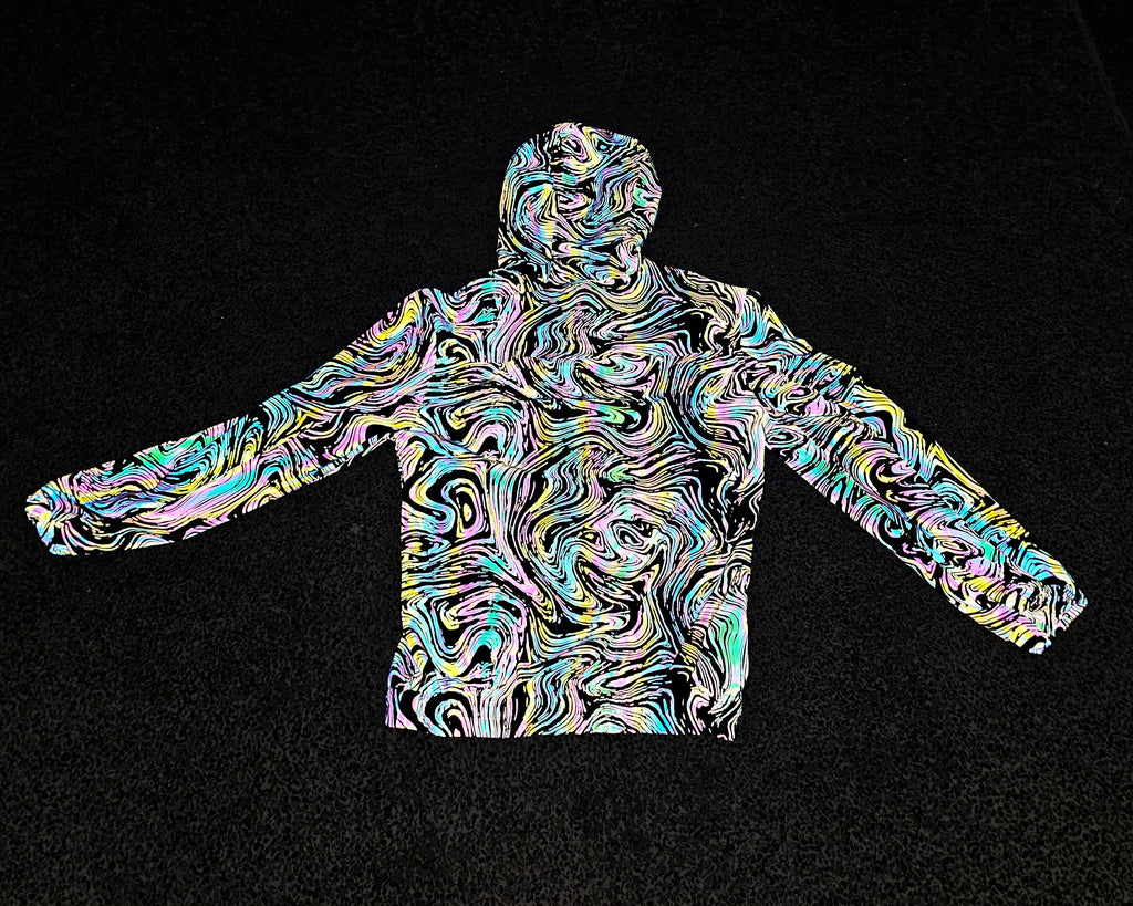 The Reflective Swirl Windbreaker
